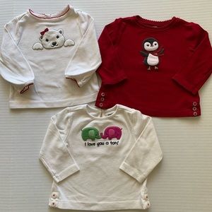 Gymboree Girls 12-18 Month Long Sleeve Tops